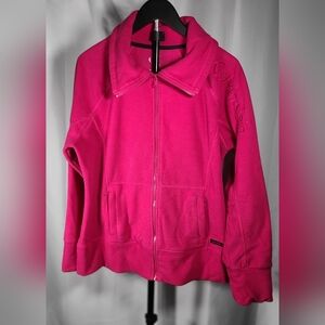 Columbia Bright Pink Full-Zip Fleece